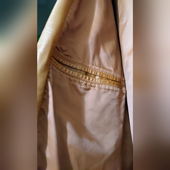 Fantastic International Men's Genuine Leather Jacket Warm Brown Size 52B - Picture 14 of 16